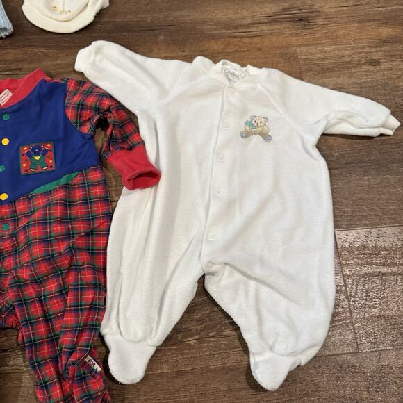 Vintage Baby Boy Clothes Hats 5-Piece Lot 1990s Gymboree Carters Healthtex READ - Picture 2 of 15